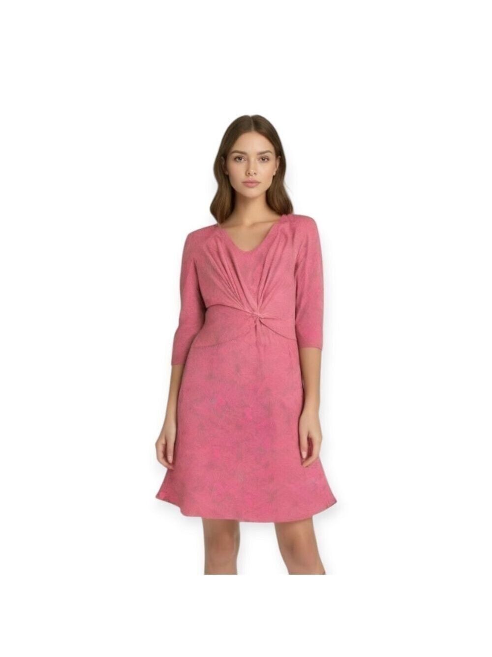 Lilly Pulitzer Danni Dress Hibiscus Pink Hidden Kitty Patern